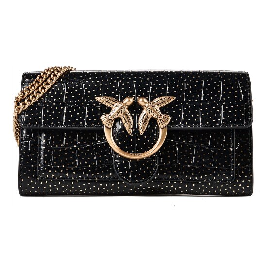 PINKO Love One Clutch purse Genuine Leather 19 cm