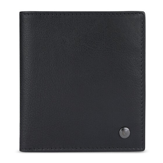 Bugatti Black Magic Wallet RFID protection Genuine Leather 10 cm