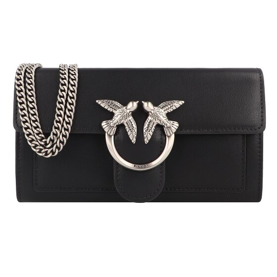 PINKO Love One Clutch bag Genuine Leather 19 cm