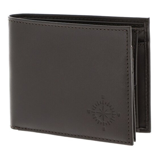 oxmox Leather Wallet RFID protection Genuine Leather 10 cm