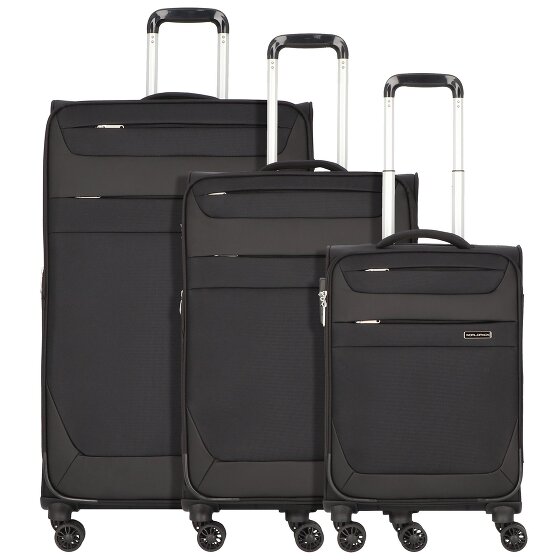 Worldpack Dublin 4 wheels Suitcase set 3-piece with expansion pleat