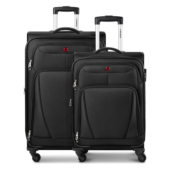 Wenger Beaumont 4-wheel Suitcase Set (M+L) expandable gusset