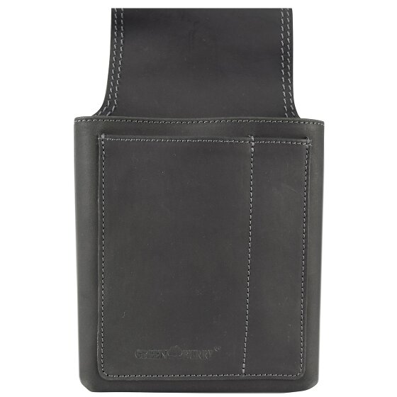 Greenburry Vintage Black fanny pack - waiter wallet leather 14.5 cm