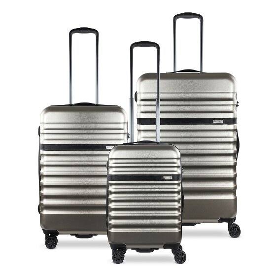 Bugatti Corium 4-wheel suitcase set 3 pcs.