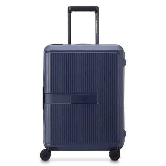 Delsey Paris x United Colors of Benetton Color Block Hardside 4-wheel cabin trolley 55 cm