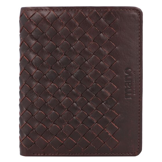 mano Don Luca wallet leather 10 cm