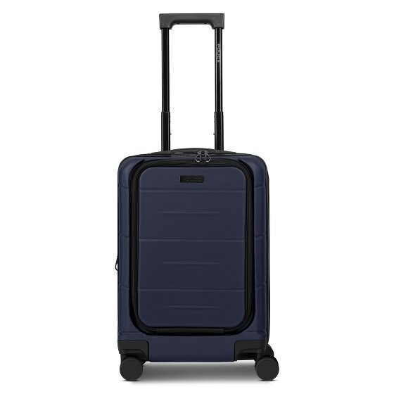 Police London 4 wheels Cabin trolley 55 cm Laptop compartment with expansion pleat