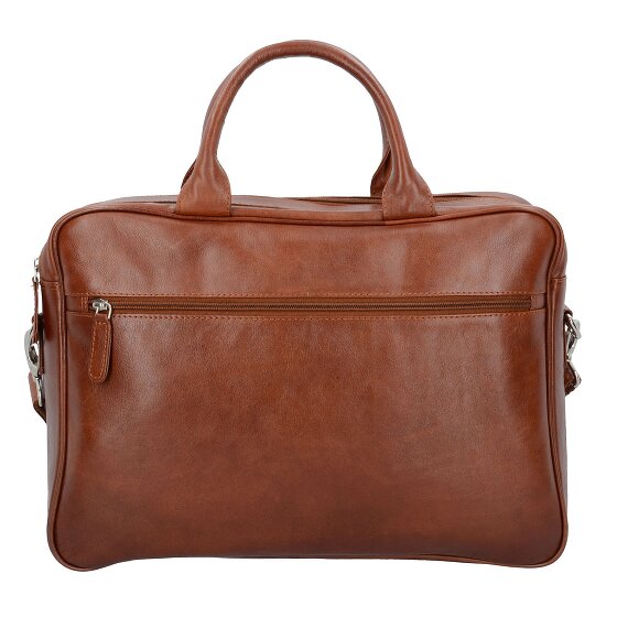 Dermata Briefcase leather 40 cm laptop compartment