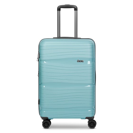 d&n Travel Line 4300-Plus 4 wheels Trolley M 65 cm with expansion pleat