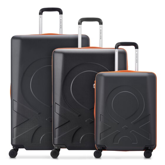 Delsey Paris x United Colors of Benetton Fabrica 4-wheel suitcase set 3 pcs.