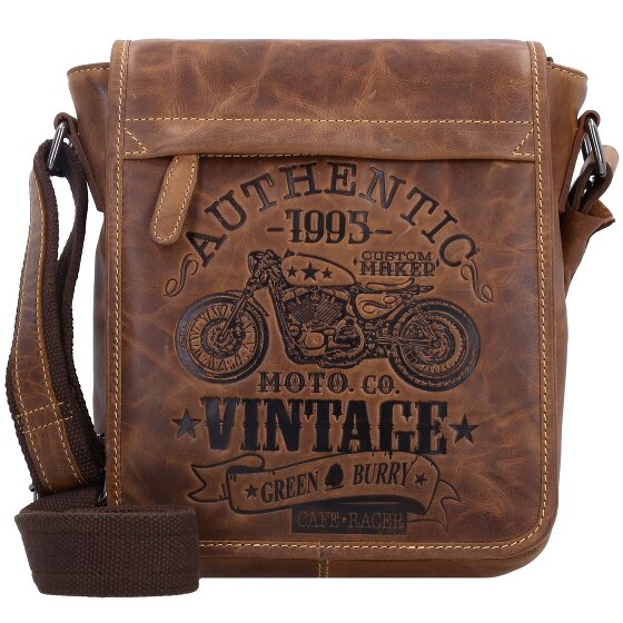 Greenburry Vintage Cafe Racer shoulder bag leather 23 cm