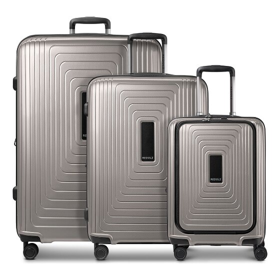 Redolz Essentials 14 4 wheels Suitcase set 3-piece Expandable
