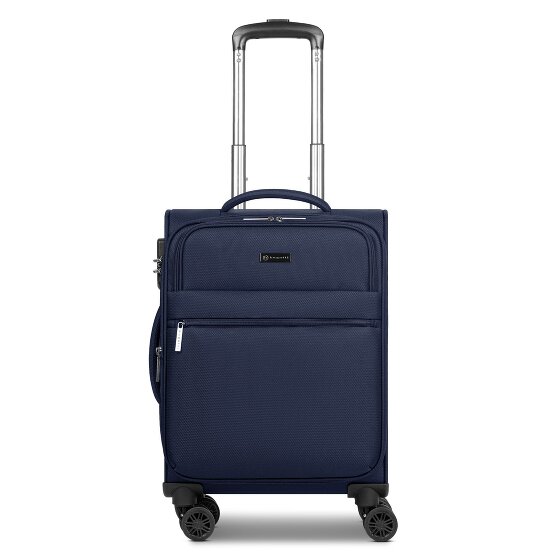 Bugatti Valencia Soft 4 wheels Cabin trolley S 55 cm with expansion pleat