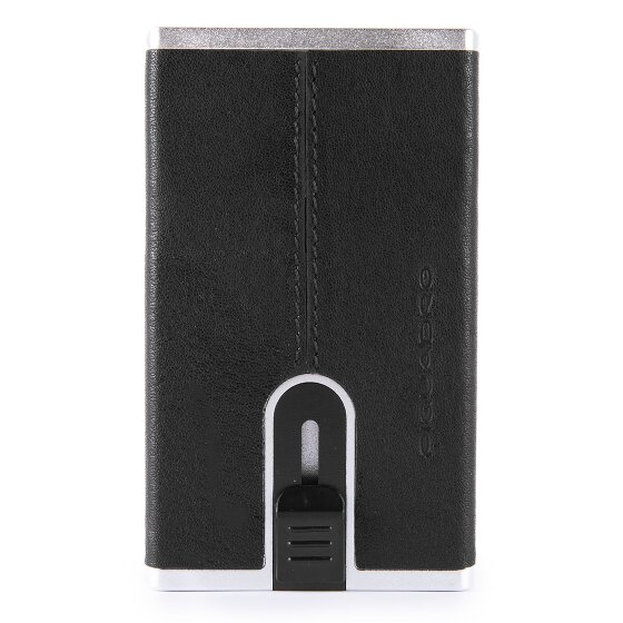 Piquadro Black Square credit card case RFID leather 6 cm
