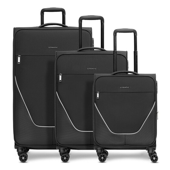 Stratic taska 4-wheel suitcase set 3 pcs. with stretch fold Stratic taska 4-wheel suitcase set 3 pcs. with stretch fold