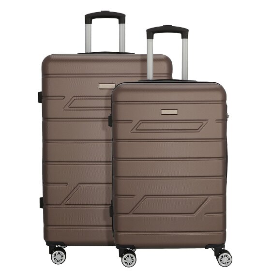 Nowi Bergamo 4 wheels Suitcase set 2-piece