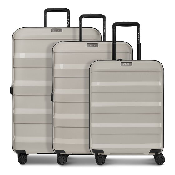 Redolz Pro PP 4 wheels Suitcase set 3-piece Expandable