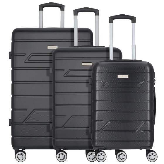 Nowi Bergamo 4 wheels Suitcase set 3-piece