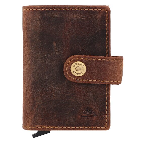 Greenburry Vintage Wallet RFID protection Leather 7.5 cm
