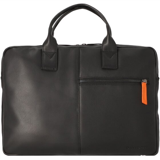 Davidoff Essentials briefcase leather 40 cm laptop compartment