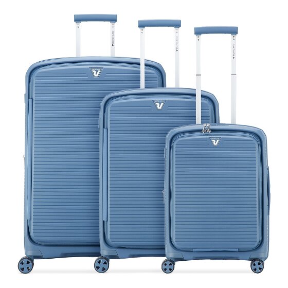 Roncato Arcade DLX 4 wheels Suitcase set 3-piece with expansion pleat