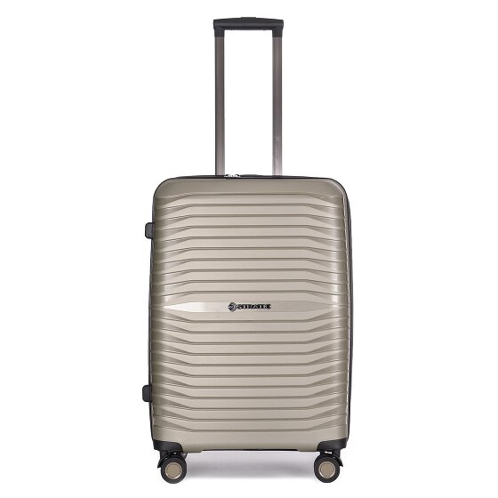 Stratic Bright+ 4 wheels Trolley M 66 cm with expansion pleat
