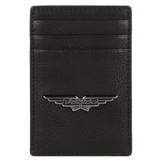Police PT150-08536 Credit card case leather 7 cm with money clip