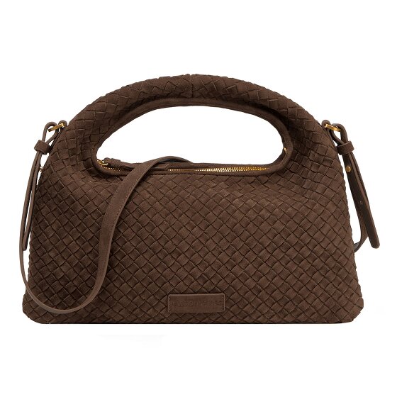 LES VISIONNAIRES Sadie Weave Handbag Leather 37 cm