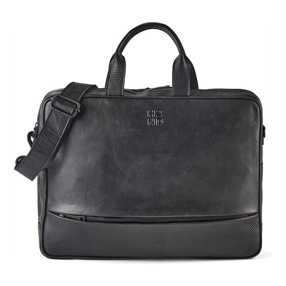 Harbour 2nd City Lights Briefcase Genuine Leather 40 cm Laptop compartment
