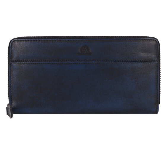 Greenburry Destressed Wallet RFID protection Leather 19 cm