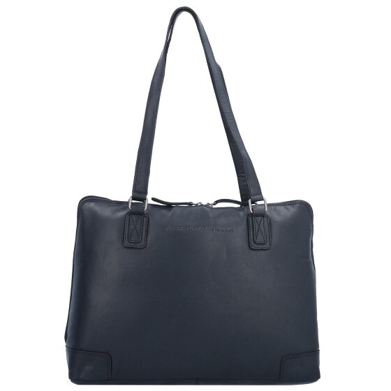 The Chesterfield Brand Wax Pull Up Shoulder Bag Leather 37 cm Laptop compartment