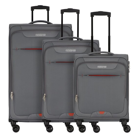 American Tourister Street Roll 4 wheels Suitcase set 3-piece with expansion pleat