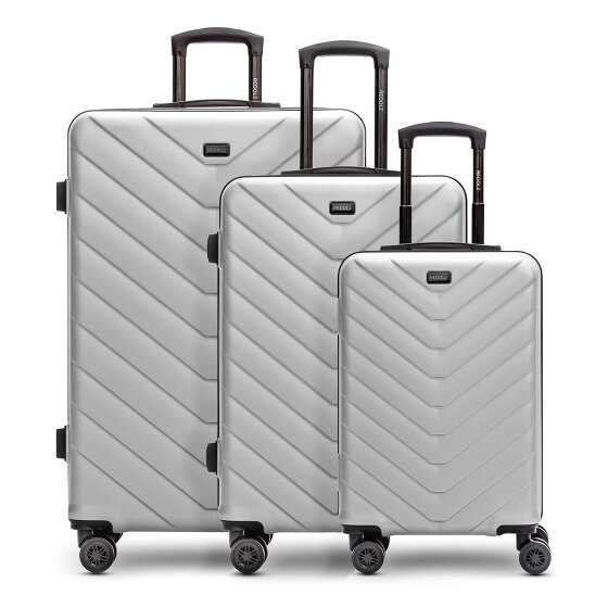 Redolz Essentials 07 3-SET 4 wheels Suitcase set 3-piece