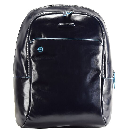 Piquadro Blue Square backpack leather 39 cm laptop compartment