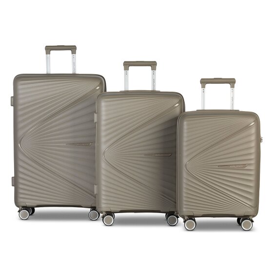 Worldpack Vegas 4 wheels Suitcase set 3-piece