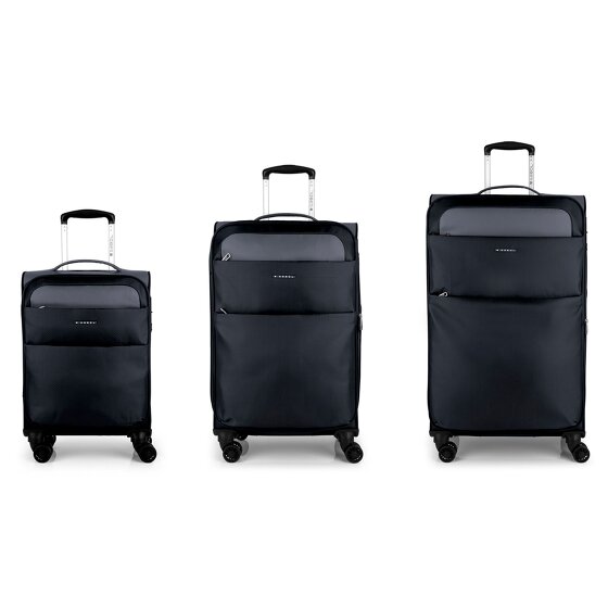 Gabol Cloud 4 wheels Suitcase set 3-piece with expansion pleat