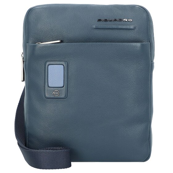 Piquadro Akron shoulder bag leather 22 cm