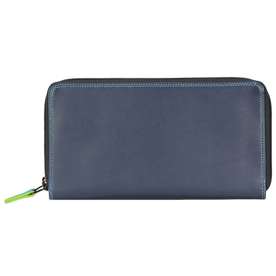 Mywalit Large Double Zip Around Purse wallet leather 18 cm