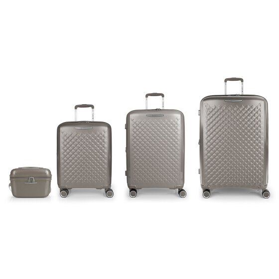 Gabol Queens 4 wheels Suitcase set 4-piece with expansion pleat Gabol Queens 4 wheels Suitcase set 4-piece with expansion pleat