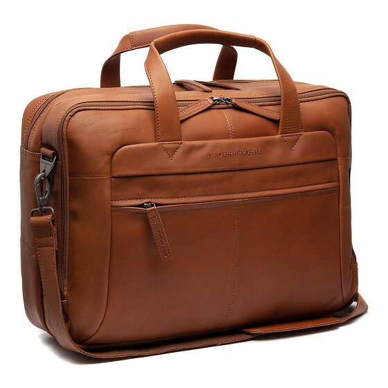 The Chesterfield Brand Wax Pull Up Briefcase Leather 44 cm Laptop compartment