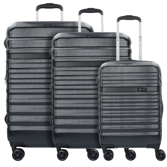Bugatti Corium 4-wheel suitcase set 3 pcs.