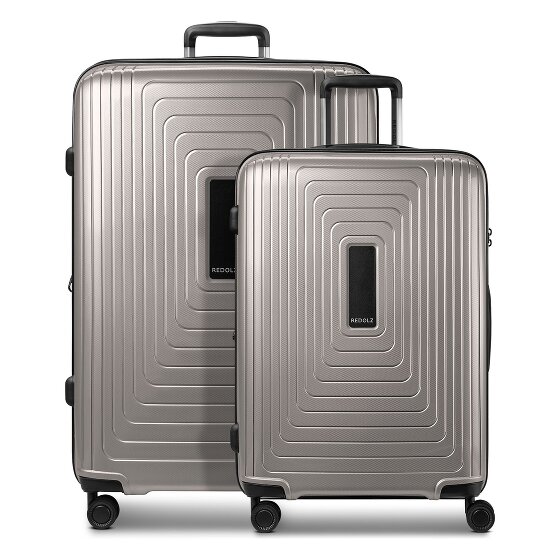 Redolz Essentials 14 4 wheels Suitcase set 2-piece Expandable