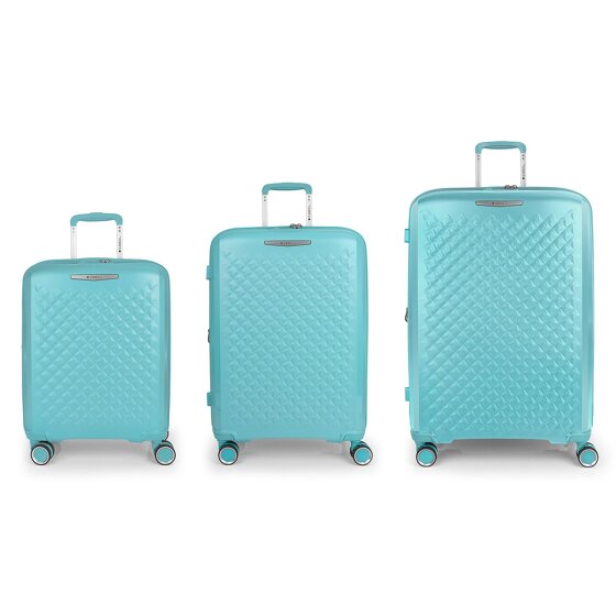 Gabol Queens 4 wheels Suitcase set 3-piece with expansion pleat