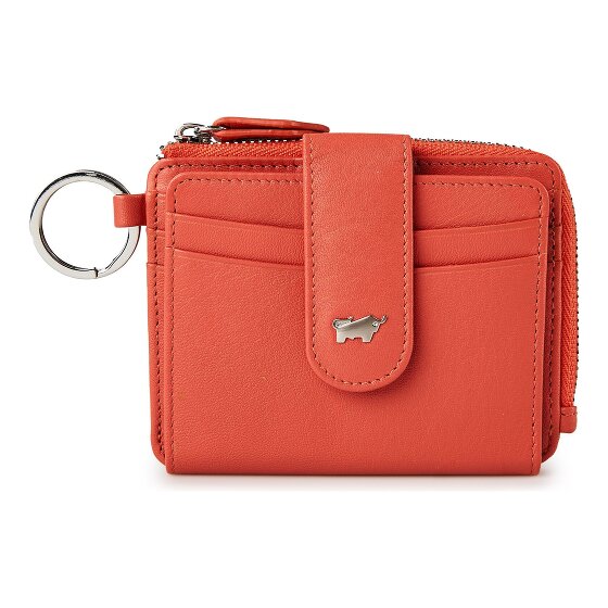 Braun Büffel Joy Credit card case RFID protection Genuine Leather 11 cm