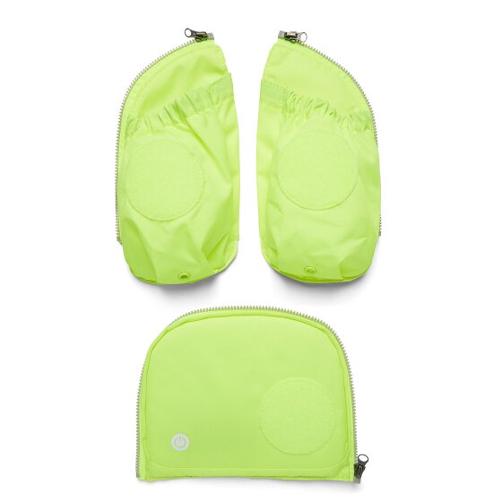 ergobag Accessories Fluo Led Side Pockets Safety Set 3pcs.