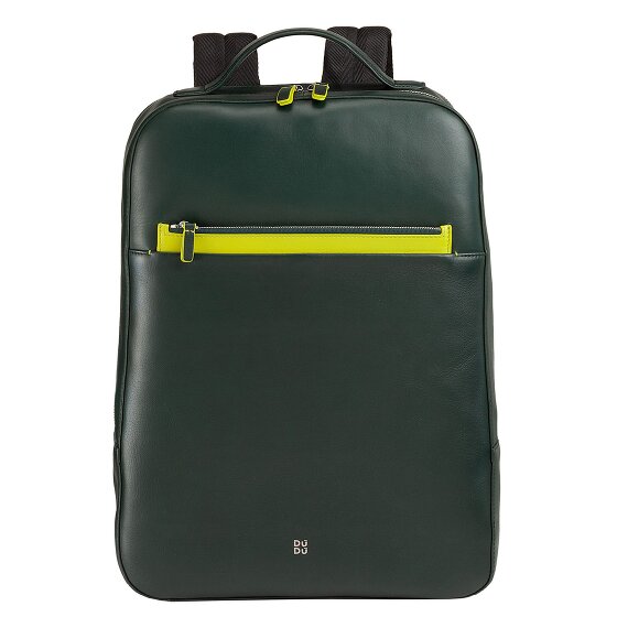 DuDu Backpack leather 40.5 cm laptop compartment