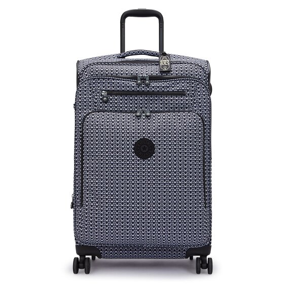 Kipling New Youri Spin M 4 wheels Trolley M 68 cm with expansion pleat