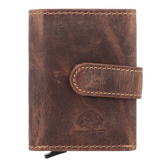 Greenburry Vintage Wallet RFID protection Leather 8 cm