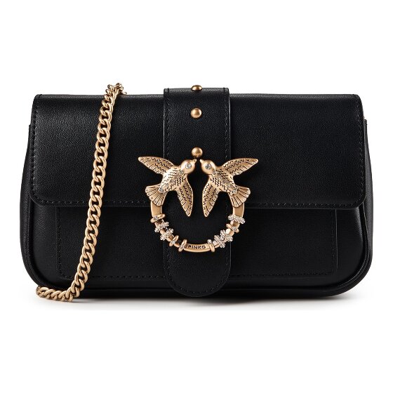 PINKO Love Pocket Shoulder bag Genuine Leather 20 cm