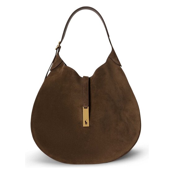 POLO RALPH LAUREN Polo ID Shoulder Bag Genuine Leather 40 cm